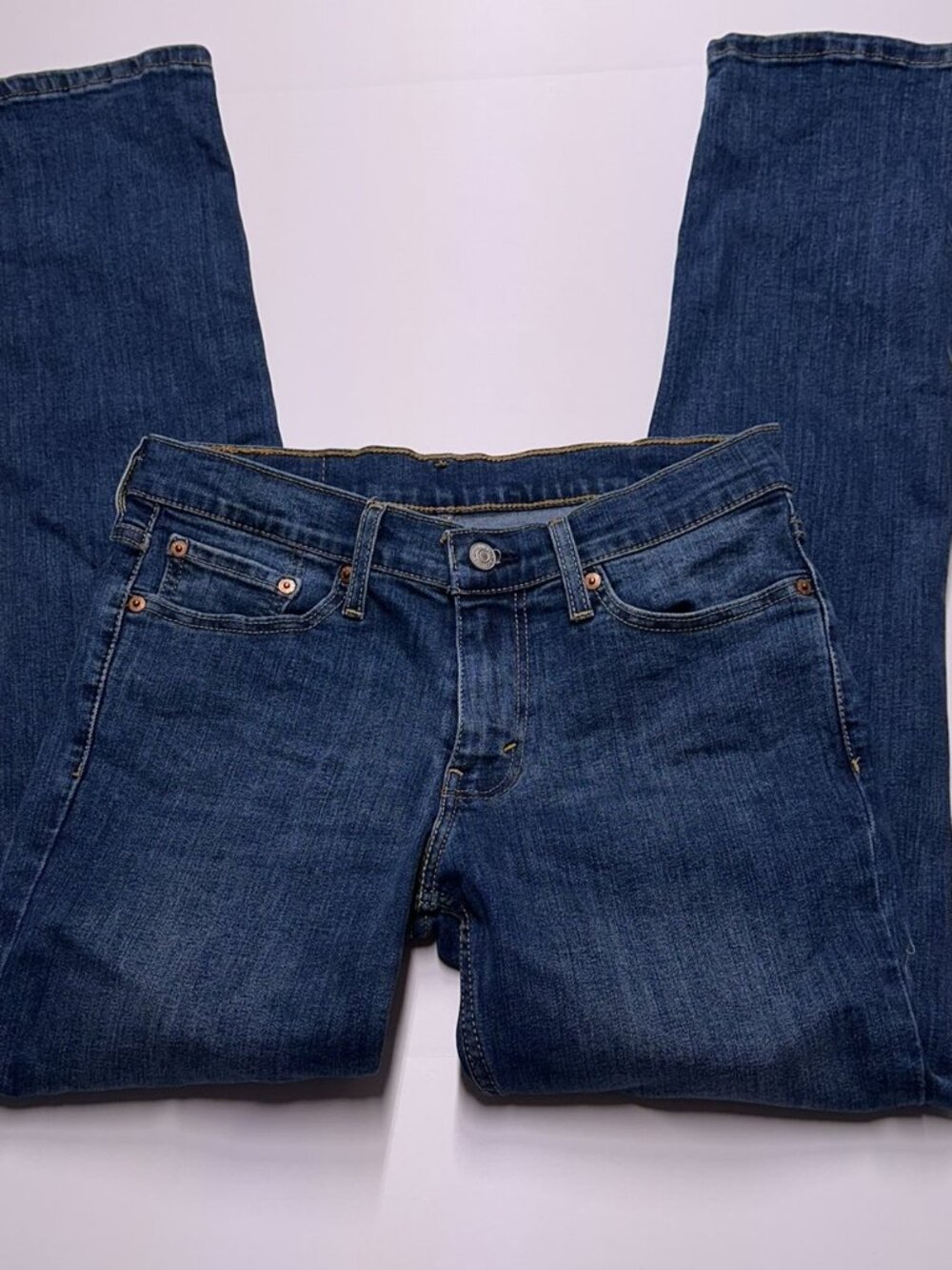 Levi Strauss 511 Men Slim Leg Jeans 29X32 Dark Indigo Blue Denim NWOT